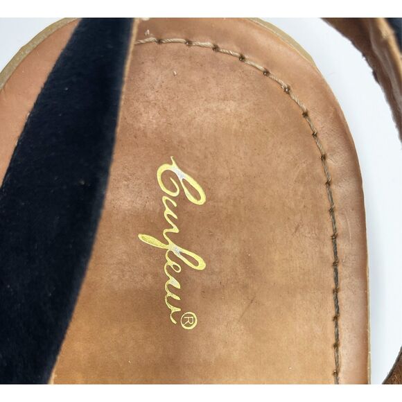 Curfew Women’s Black Flat Sandals Open Toe Ankle Strap 10 - Picture 8 of 9